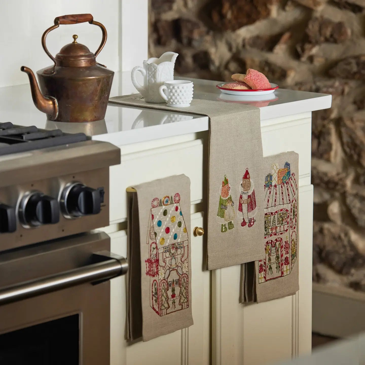 Toy Workshop Tea Towel