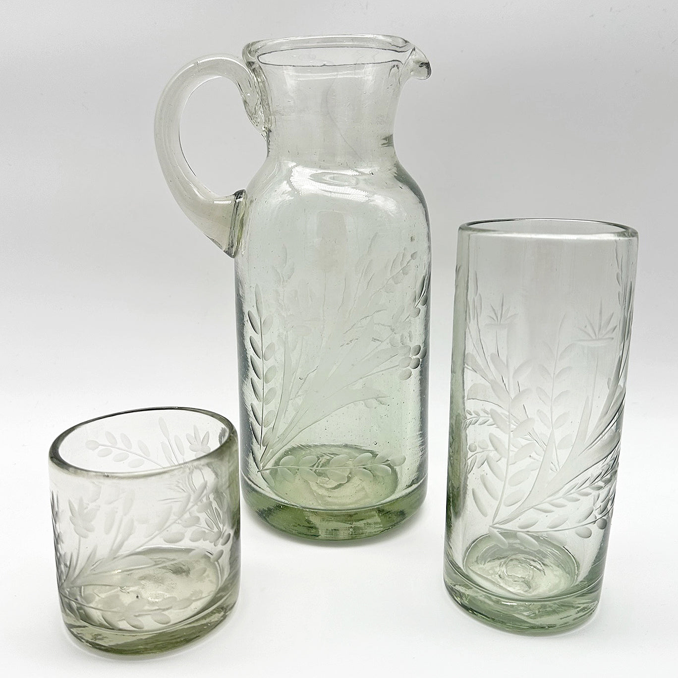Hand-etched Glass in Short