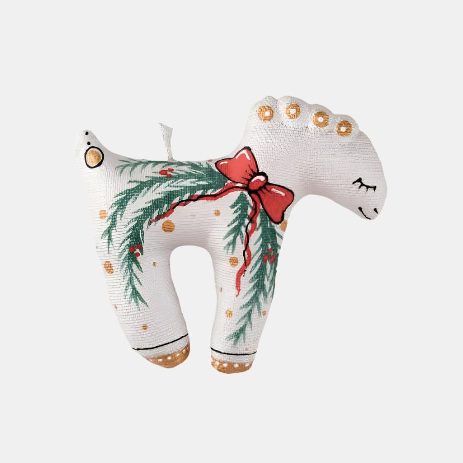 Jingle Bells Goat Ornament