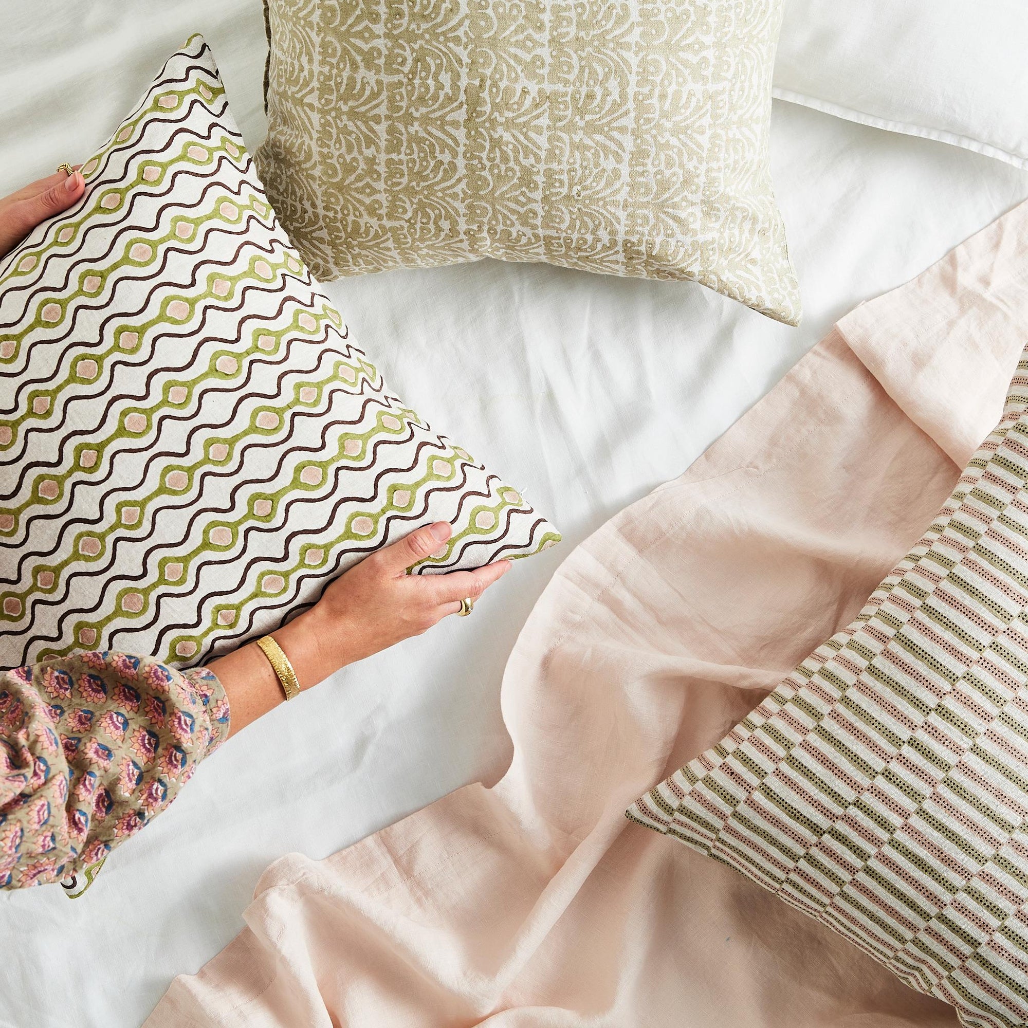 Hanko Juniper Square Pillow