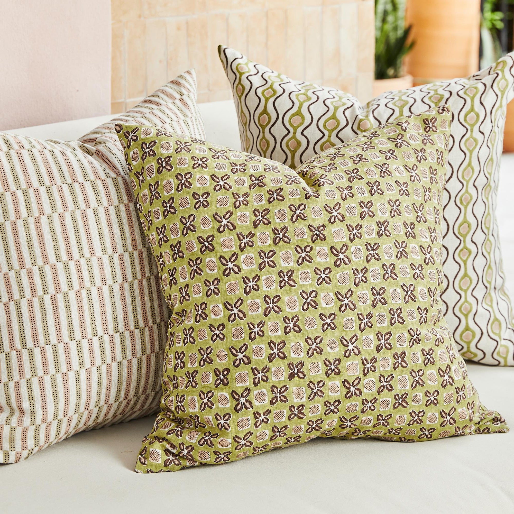 Hanko Juniper Square Pillow
