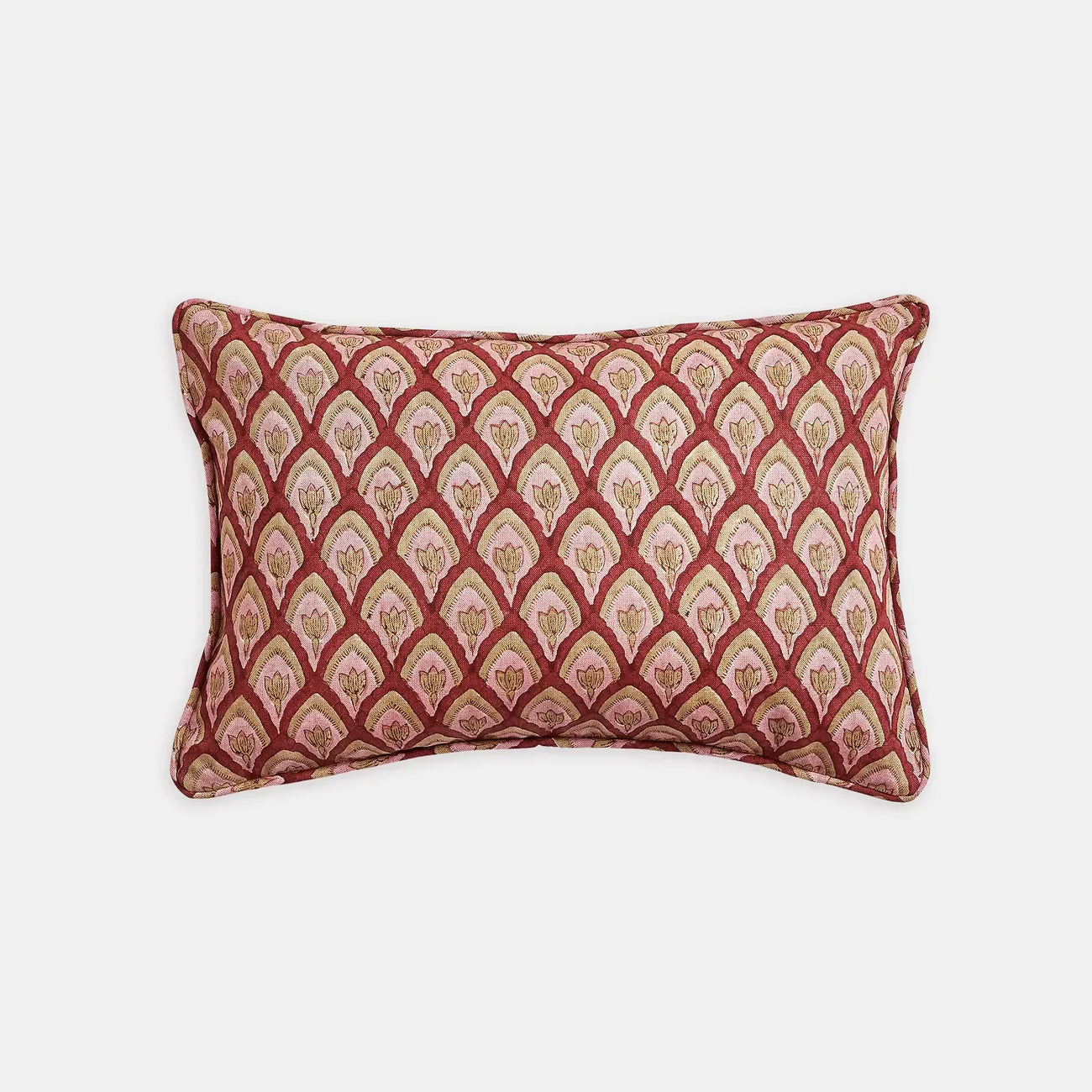 Haveli Rose Lumbar Pillow