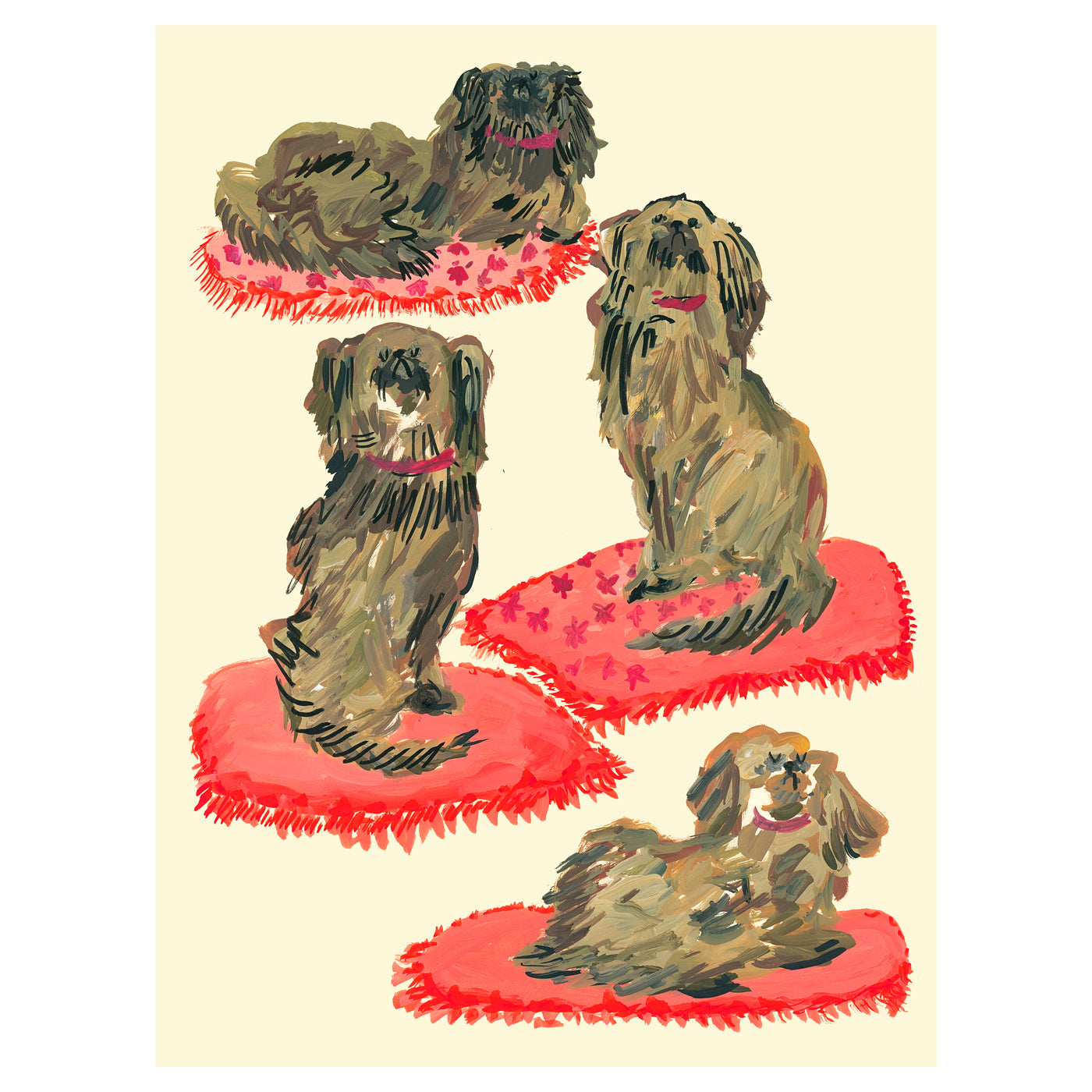 Fancy Dogs Print