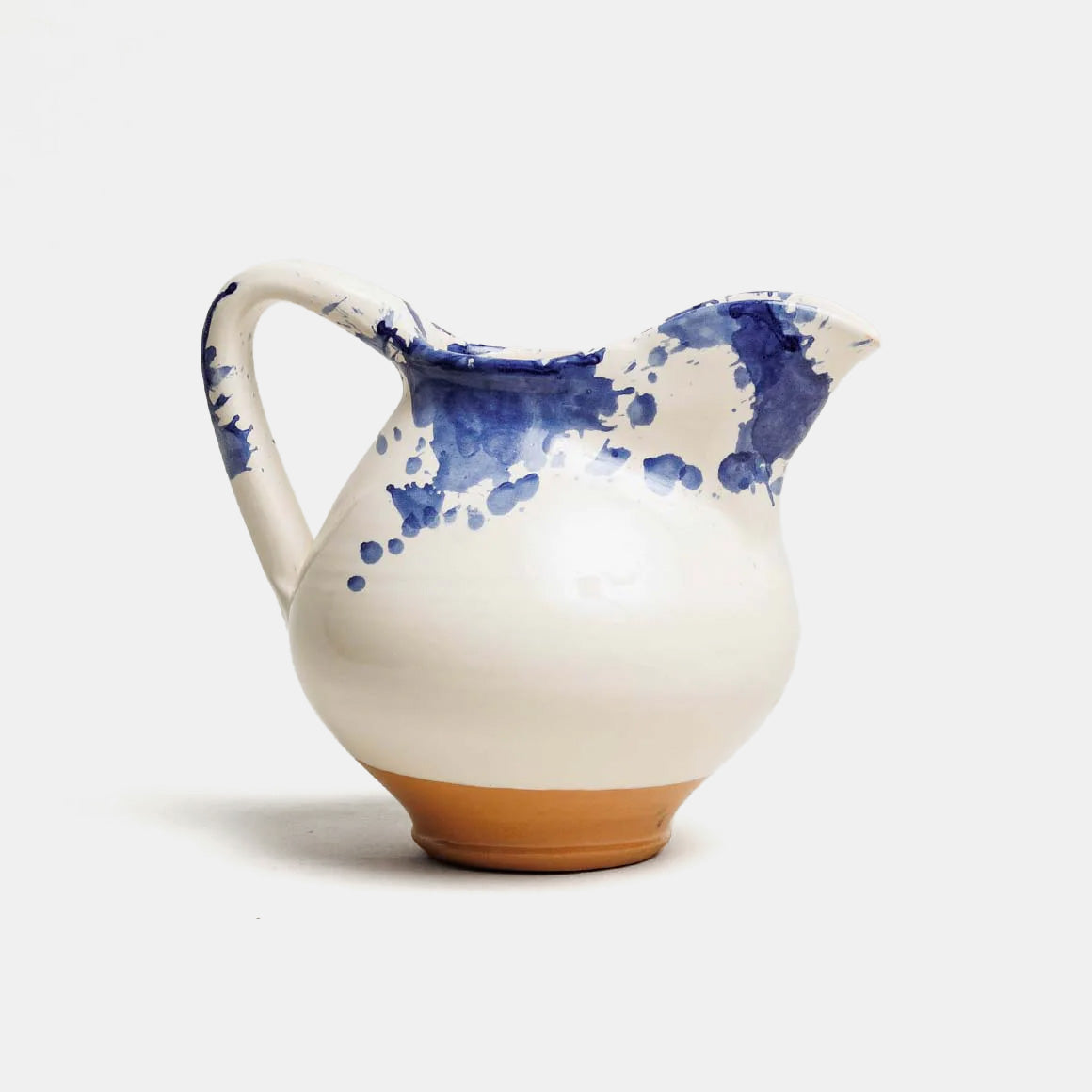 Montegranaro Blue Splatterware Pitcher