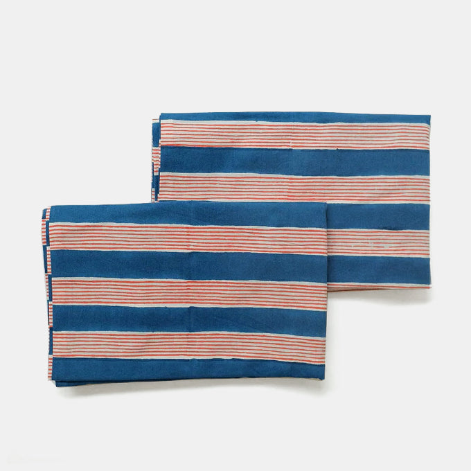 Indu Indigo Cotton Pillowcases