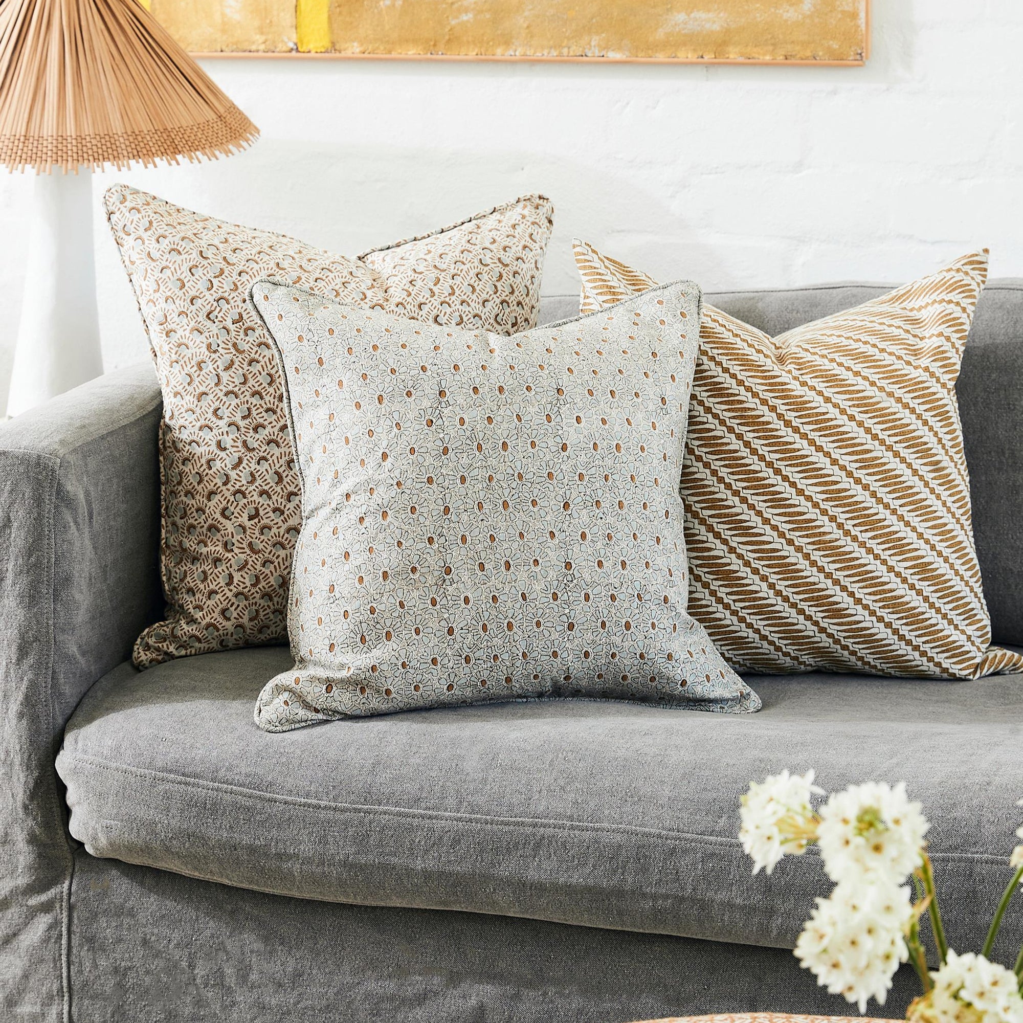 Jakarta Saffron Square Pillow