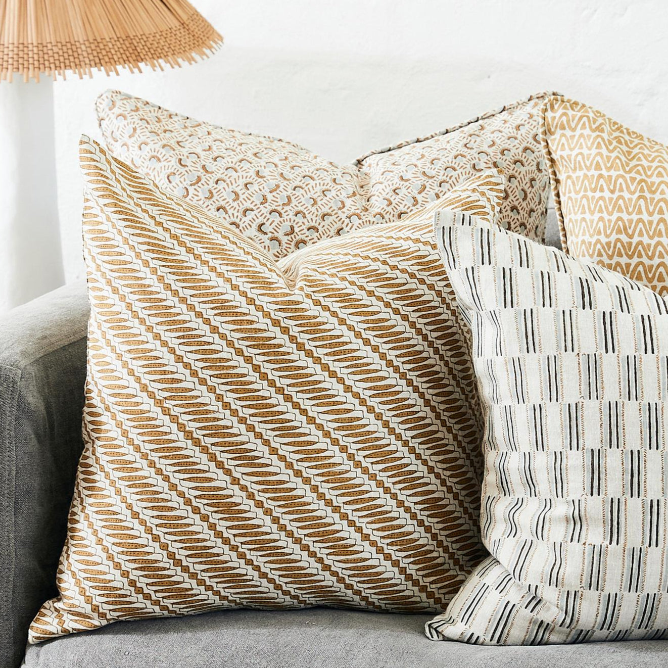 Jakarta Saffron Square Pillow