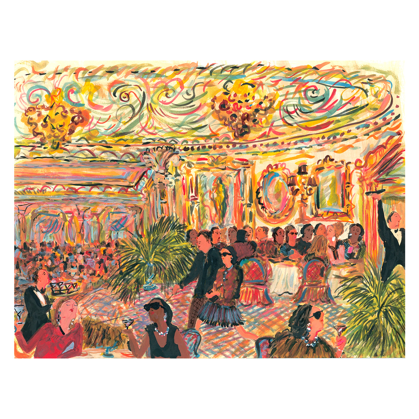 Lobby Lunch Print