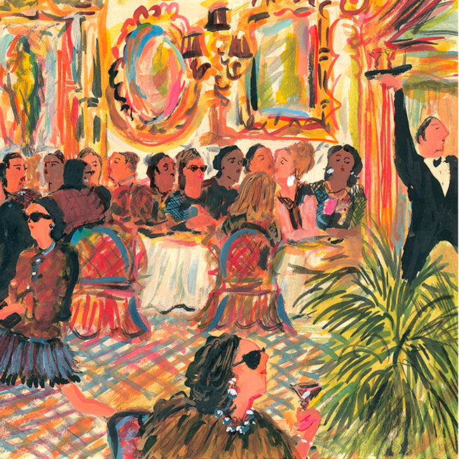 Lobby Lunch Print