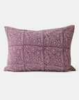 Madhu Aubergine Pillow, lumbar