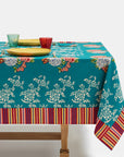 Kandem Queen Green Cotton Tablecloth