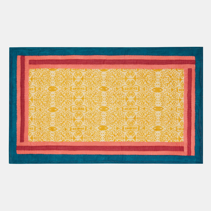 Damask Gold Junior Quilt