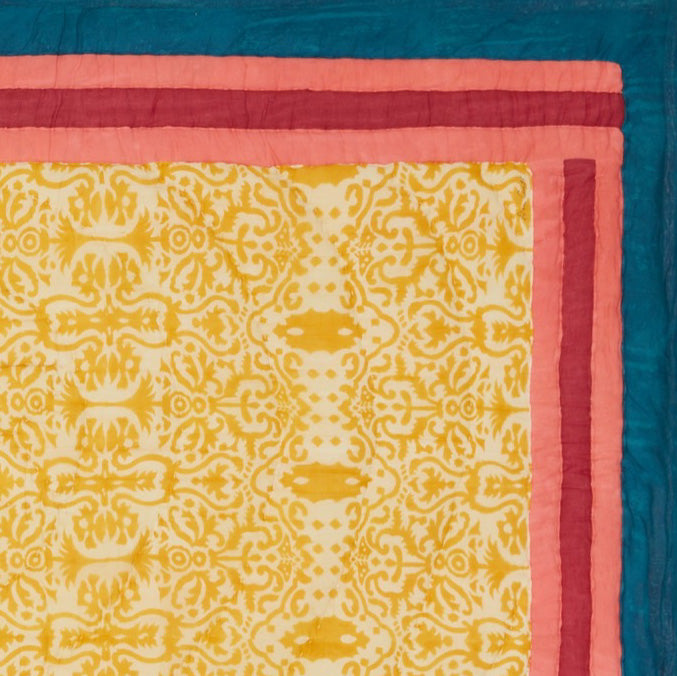 Damask Gold Junior Quilt