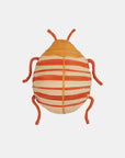 Orange Stripe Bug Woven Figurine