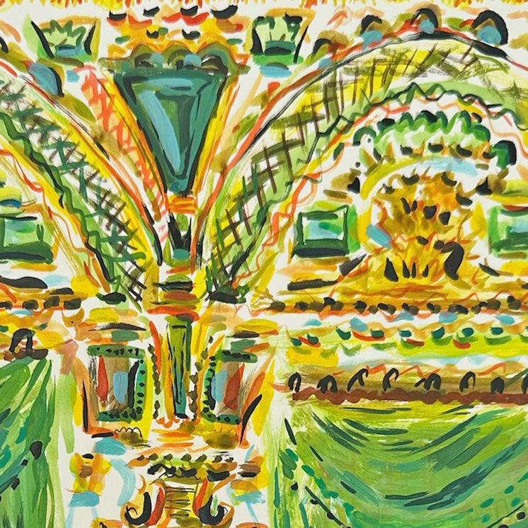 Dinner in Green by Pauline de Roussy de Sales