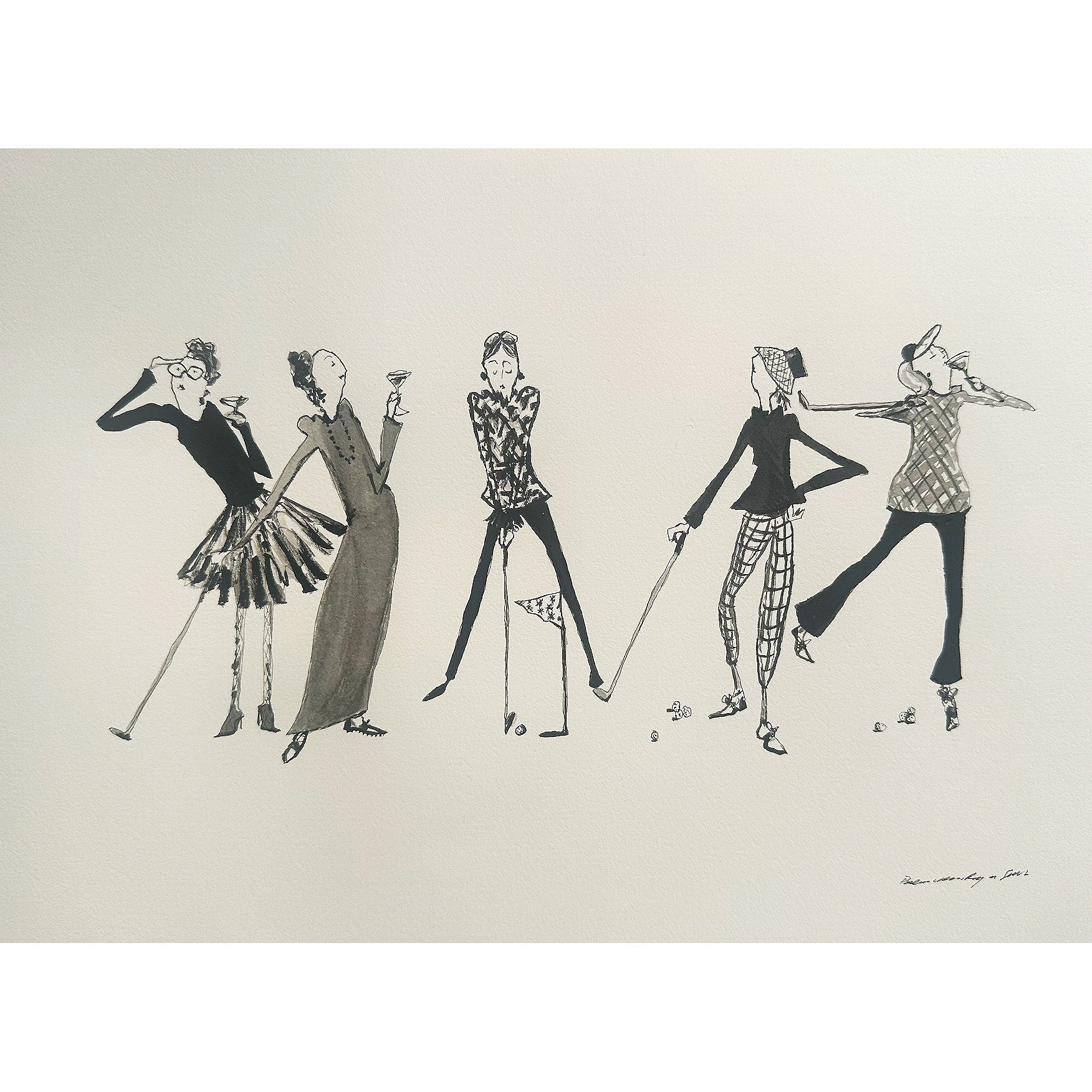 Nine Hole Afternoon by Pauline de Roussy de Sales