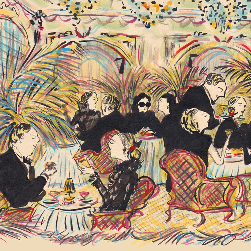 Wine and Waiters Print