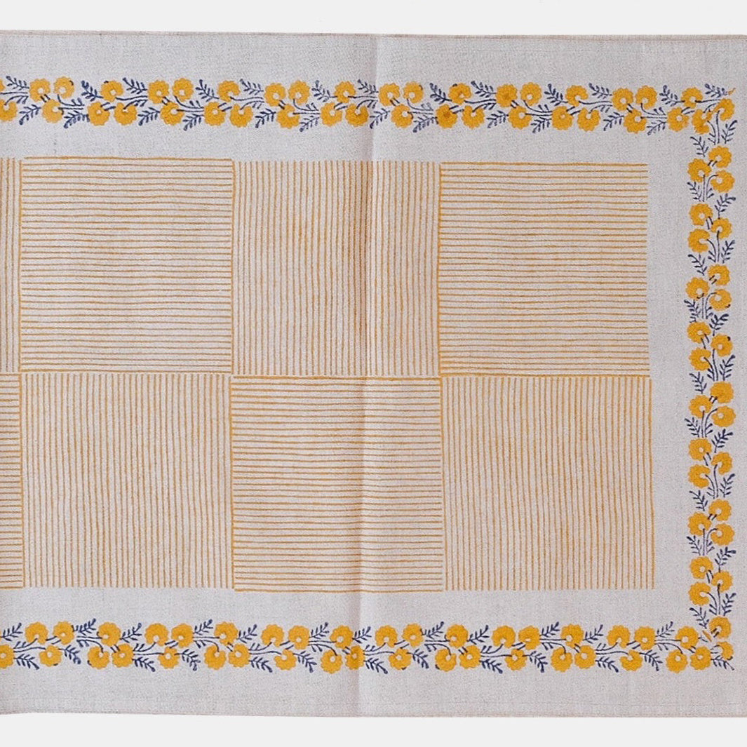 Tamara Table Runner in Yellow