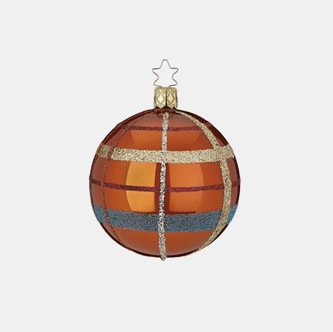 Nougat Plaid Ornament