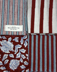 Red and Blue Napkins, set of 4