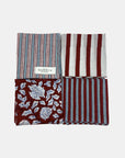 Red and Blue Napkins, set of 4