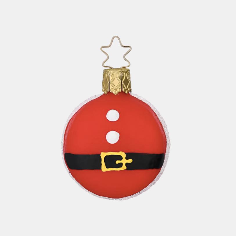 Macaron Santa Ornament