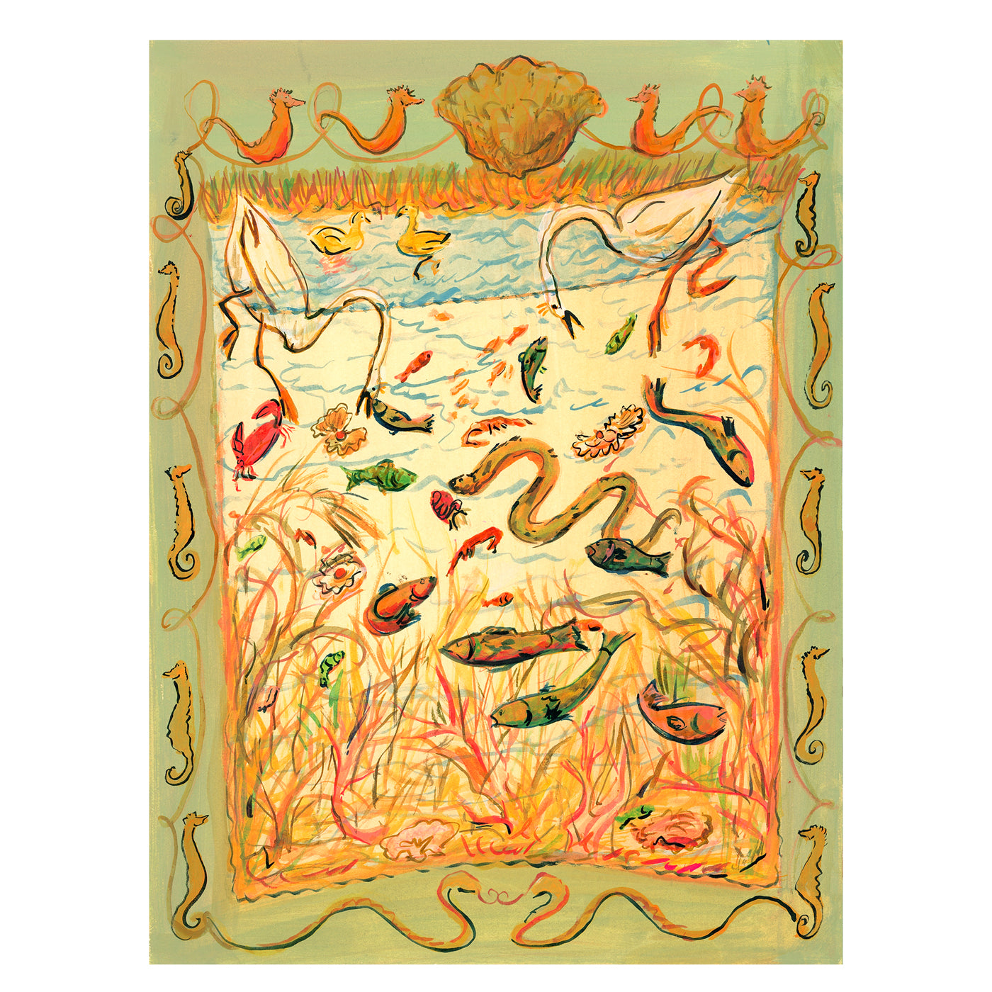 Summer Waters Print