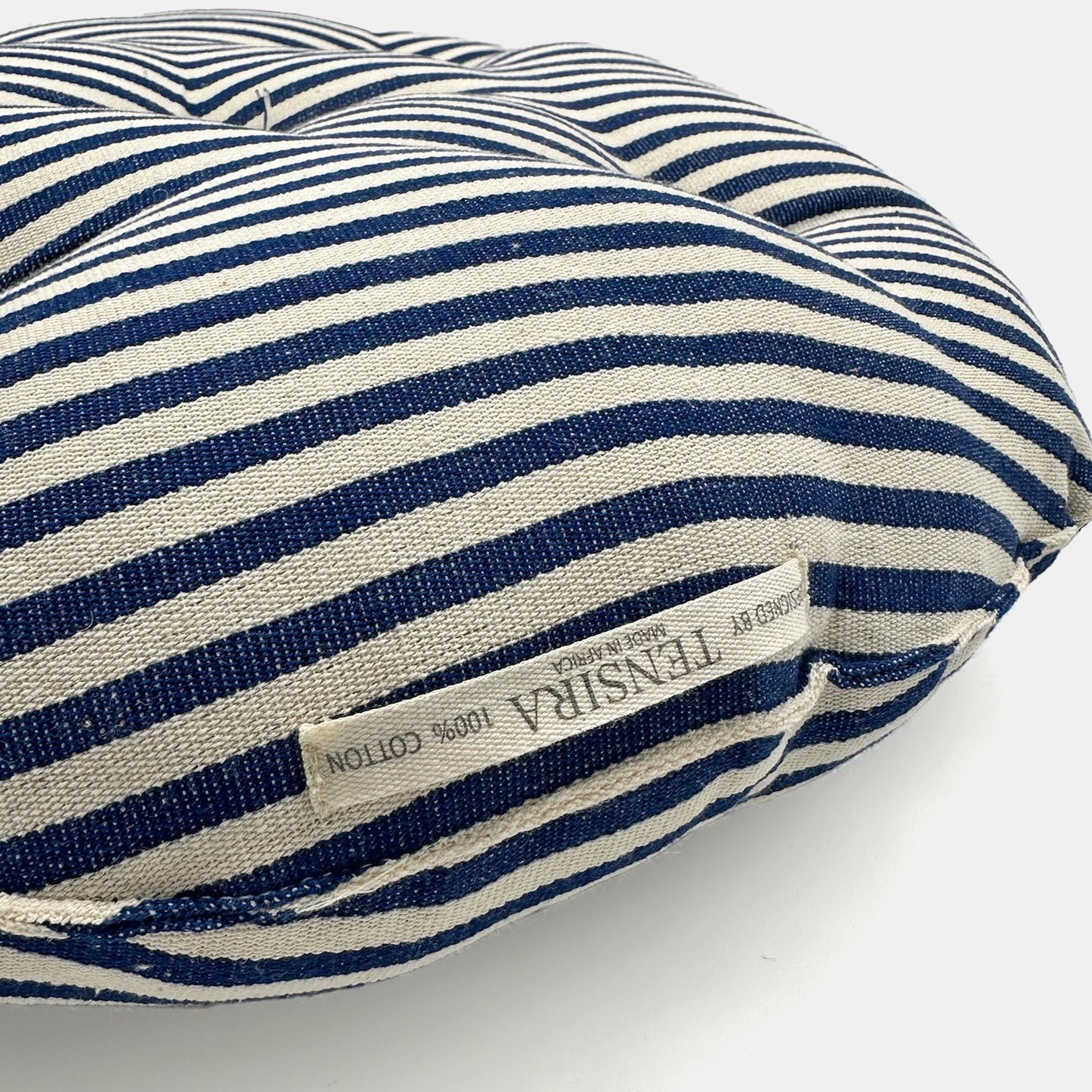 Thin Denim Round Seat Cushion