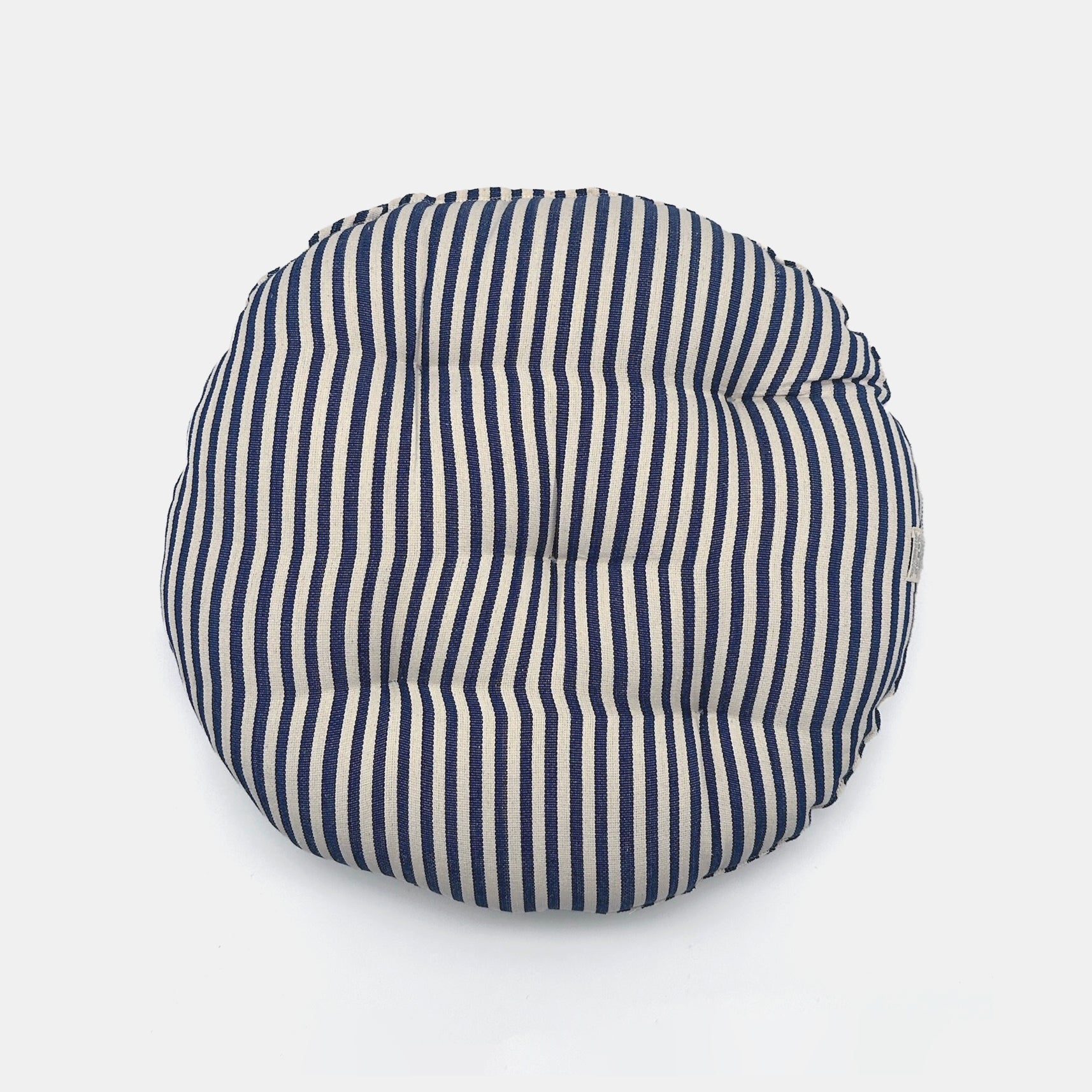 Thin Denim Round Seat Cushion