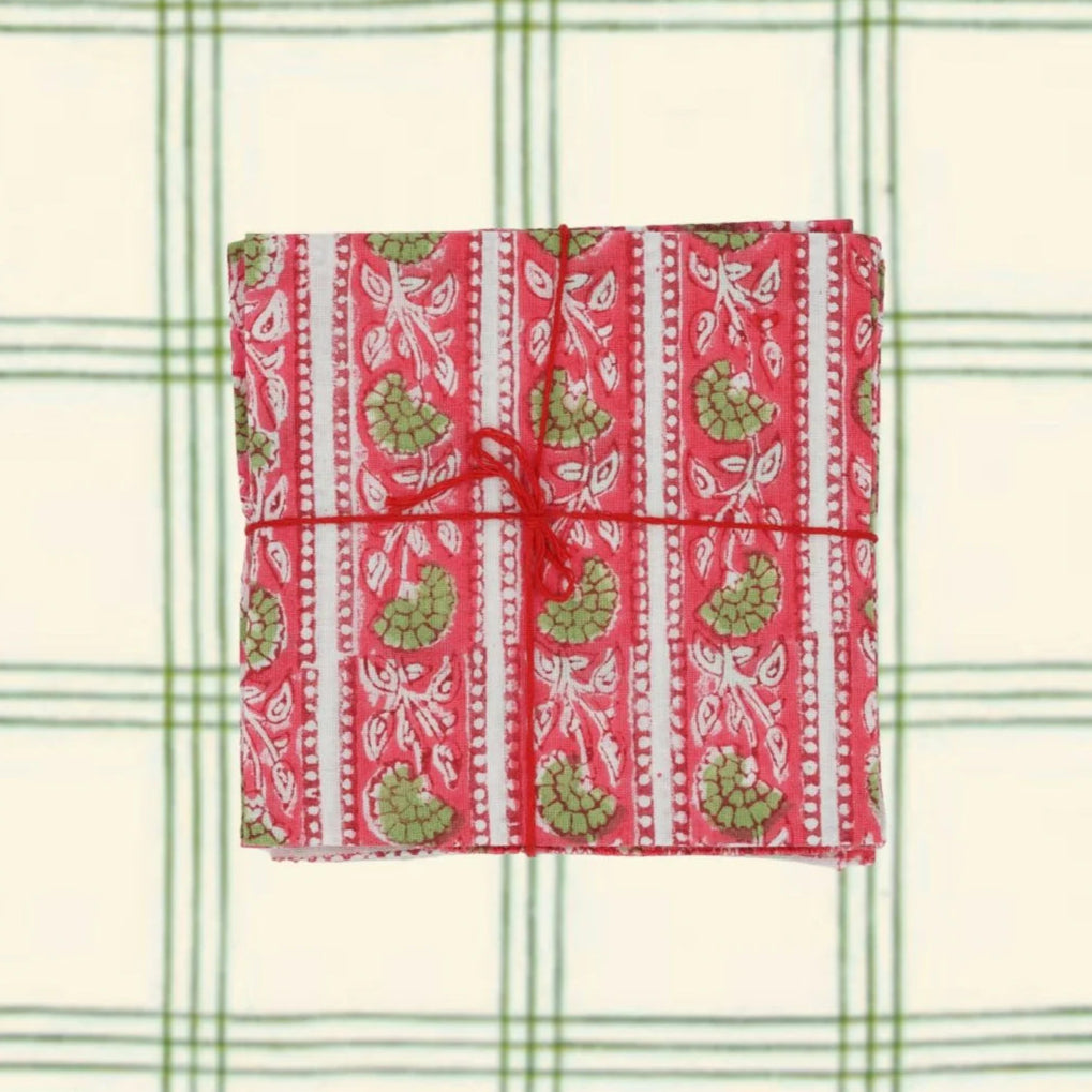 Bruyere Peonie Napkins: Set of 4