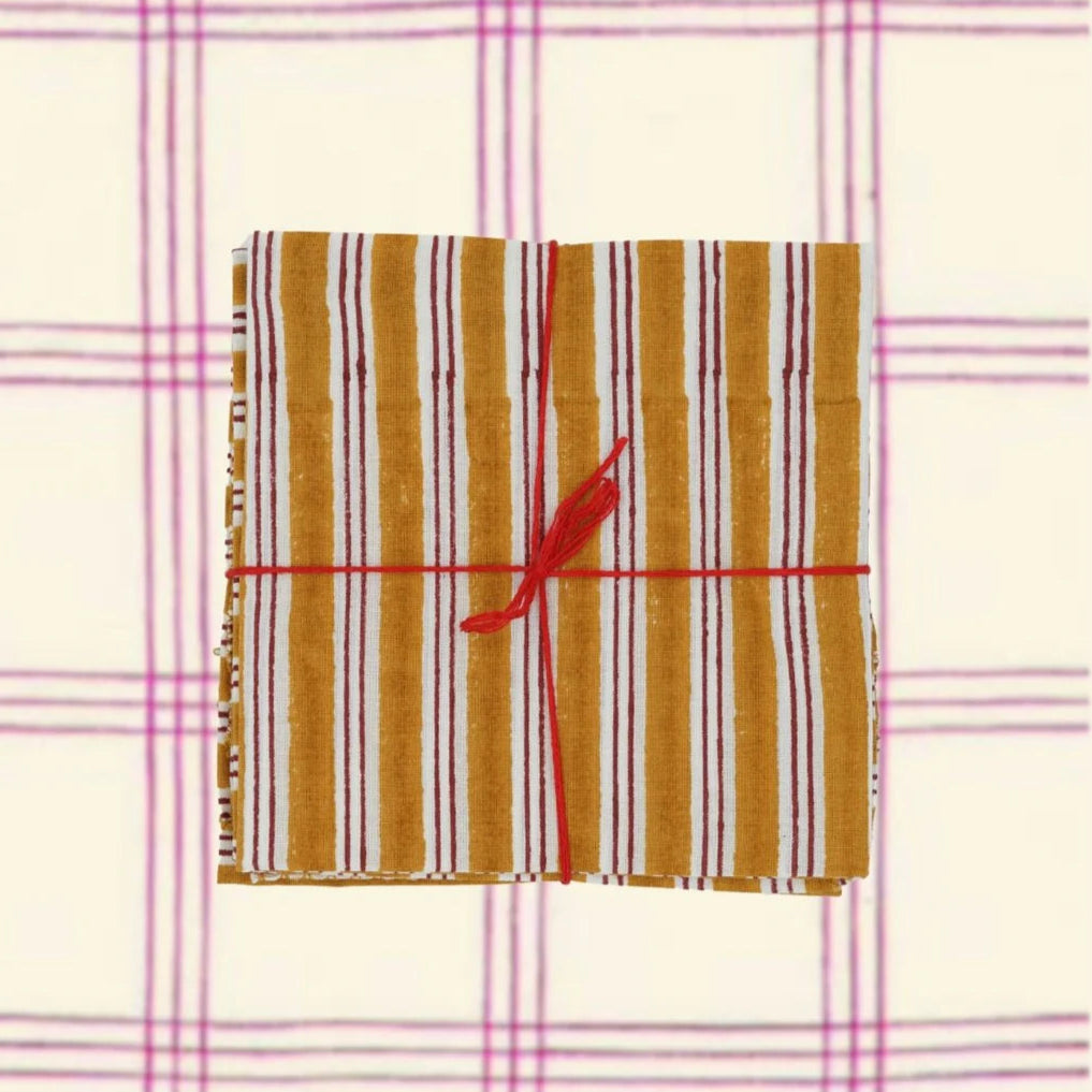 Lou Moutarde Napkins: Set of 4