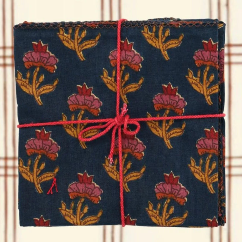 Oxalis Patriot Napkins: Set of 4