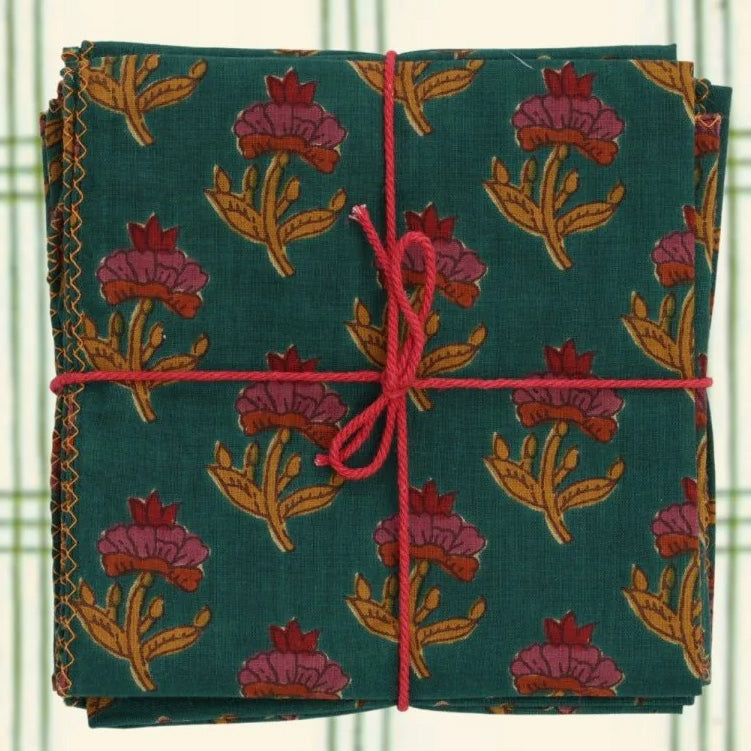 Oxalis Pond Napkins: Set of 4