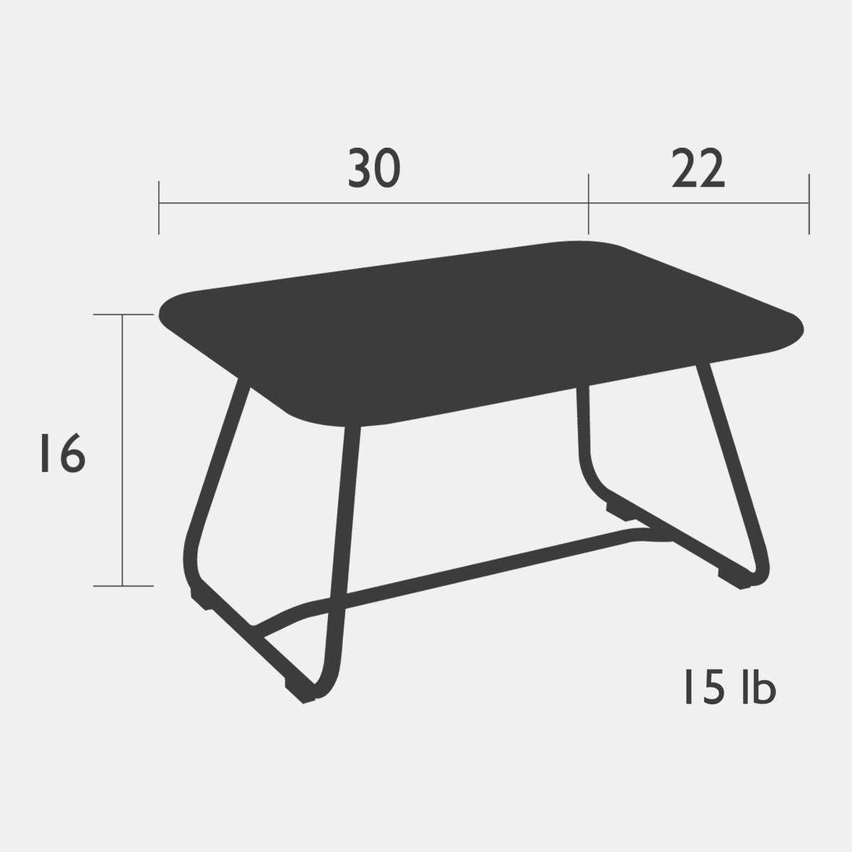 Sixties Low Table