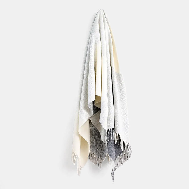 Stella Grey Cashmere Blend Throw