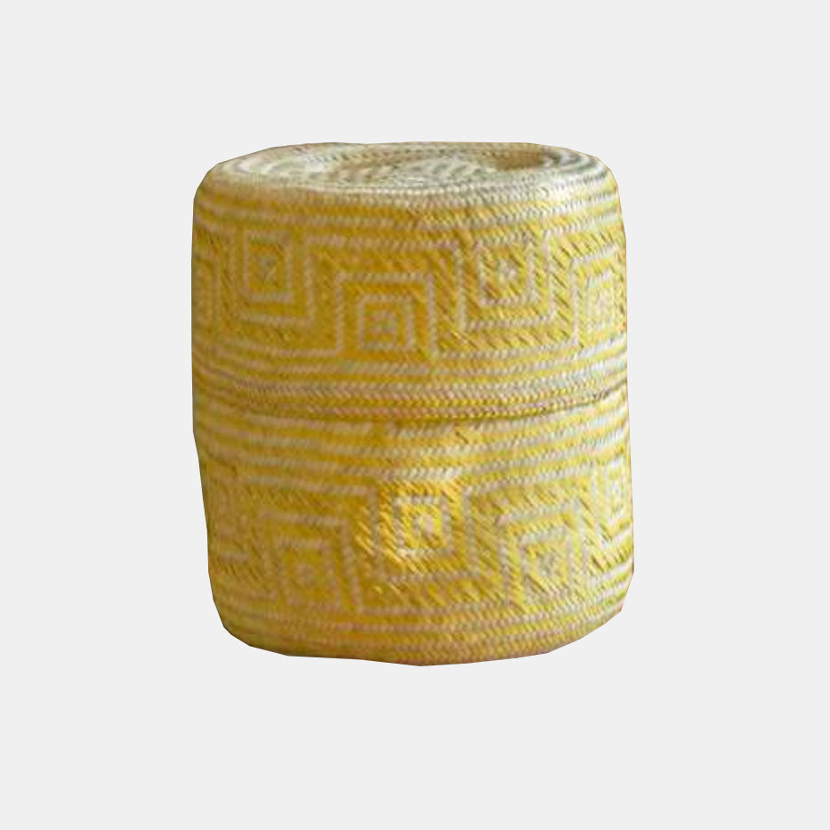 Sunset Lidded Basket in Medium