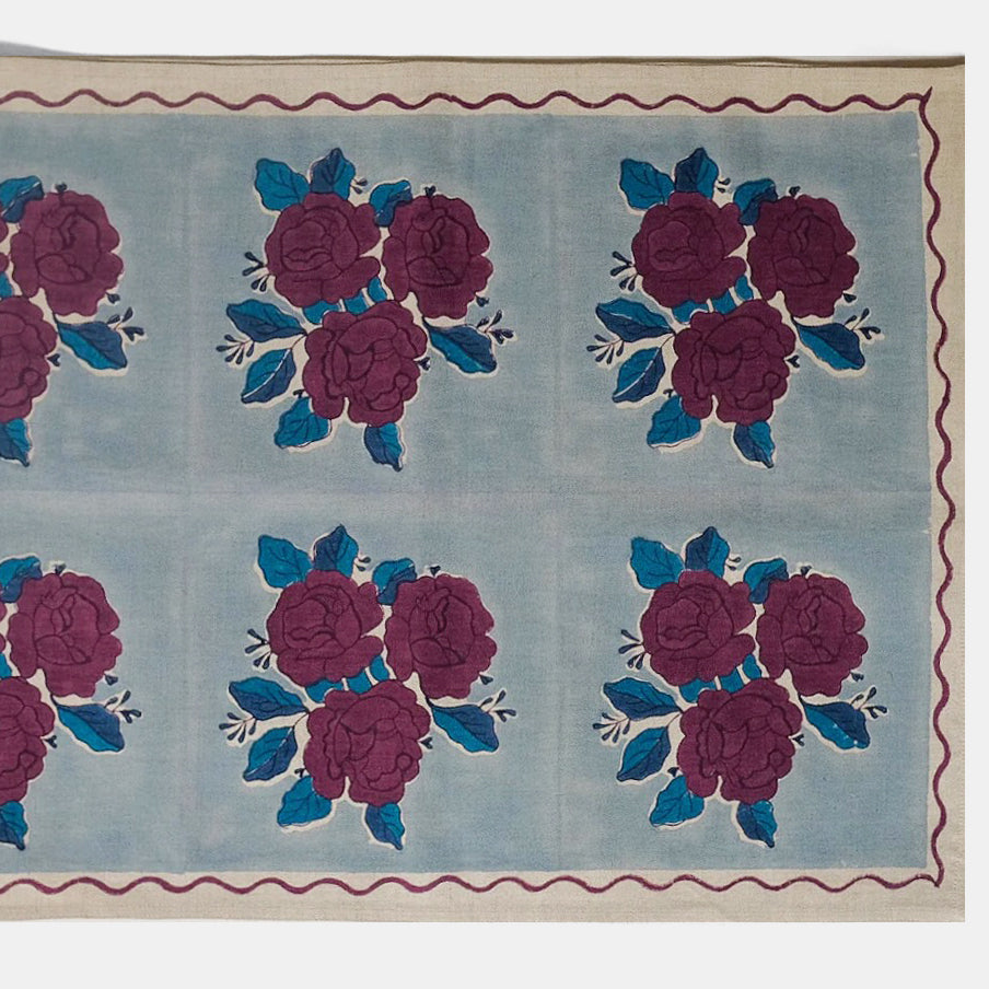 Sara Blue Table Runner