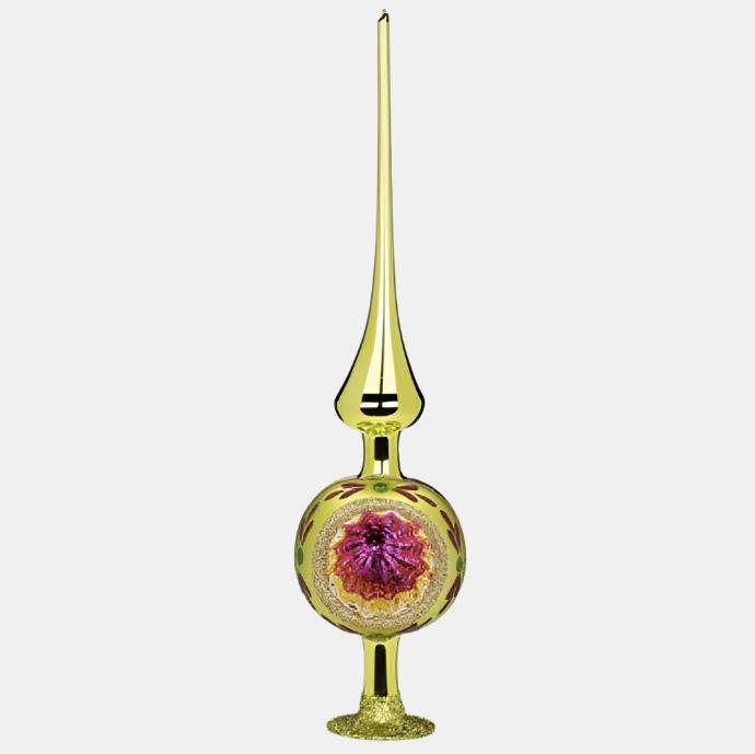 Christmas Shine Tree Topper in Pink and Green