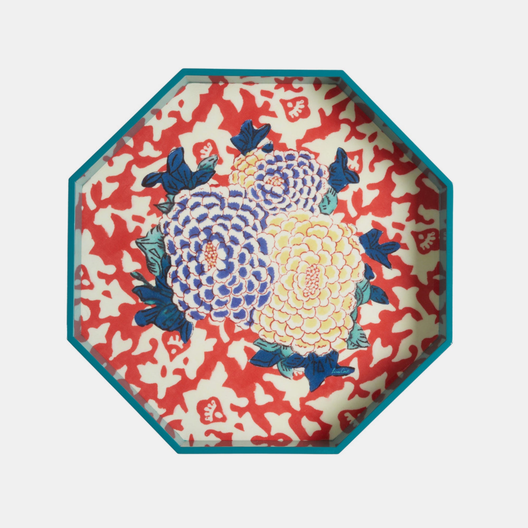 Arabesque Corolla Octagonal Tray