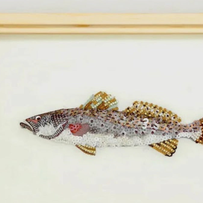 Spotted Sea Trout Beaded Art