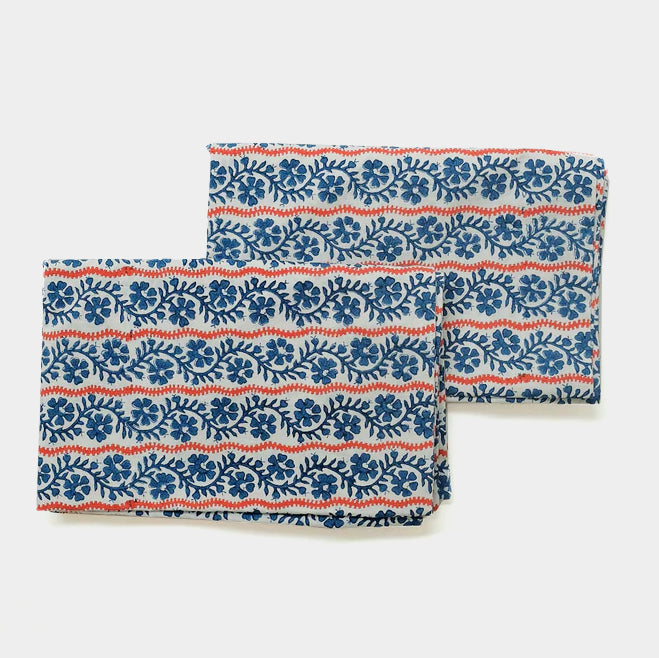 Vipin Indigo Cotton Pillowcases