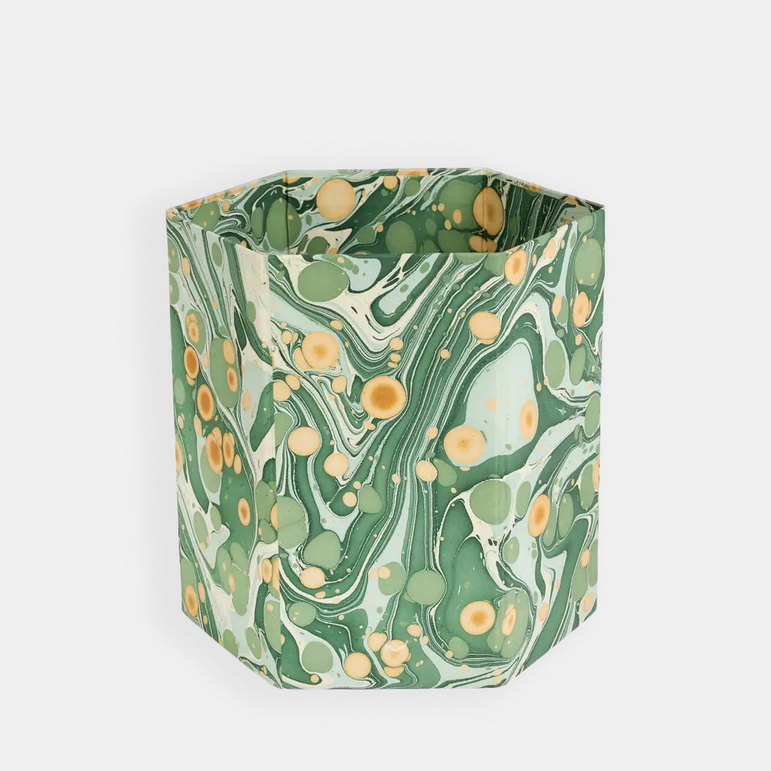 Wastebasket in Pebbles Green