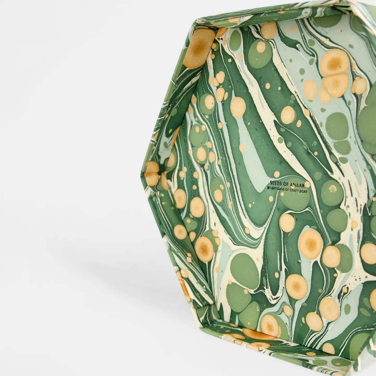 Wastebasket in Pebbles Green