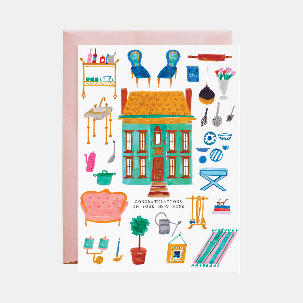 We Bought a Dollhouse Card (Housewarming)
