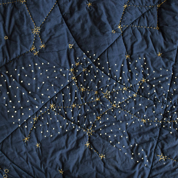 Constellation Quilt, navy, Quilt, Haptic Lab, Collyer's Mansion - Collyer's Mansion