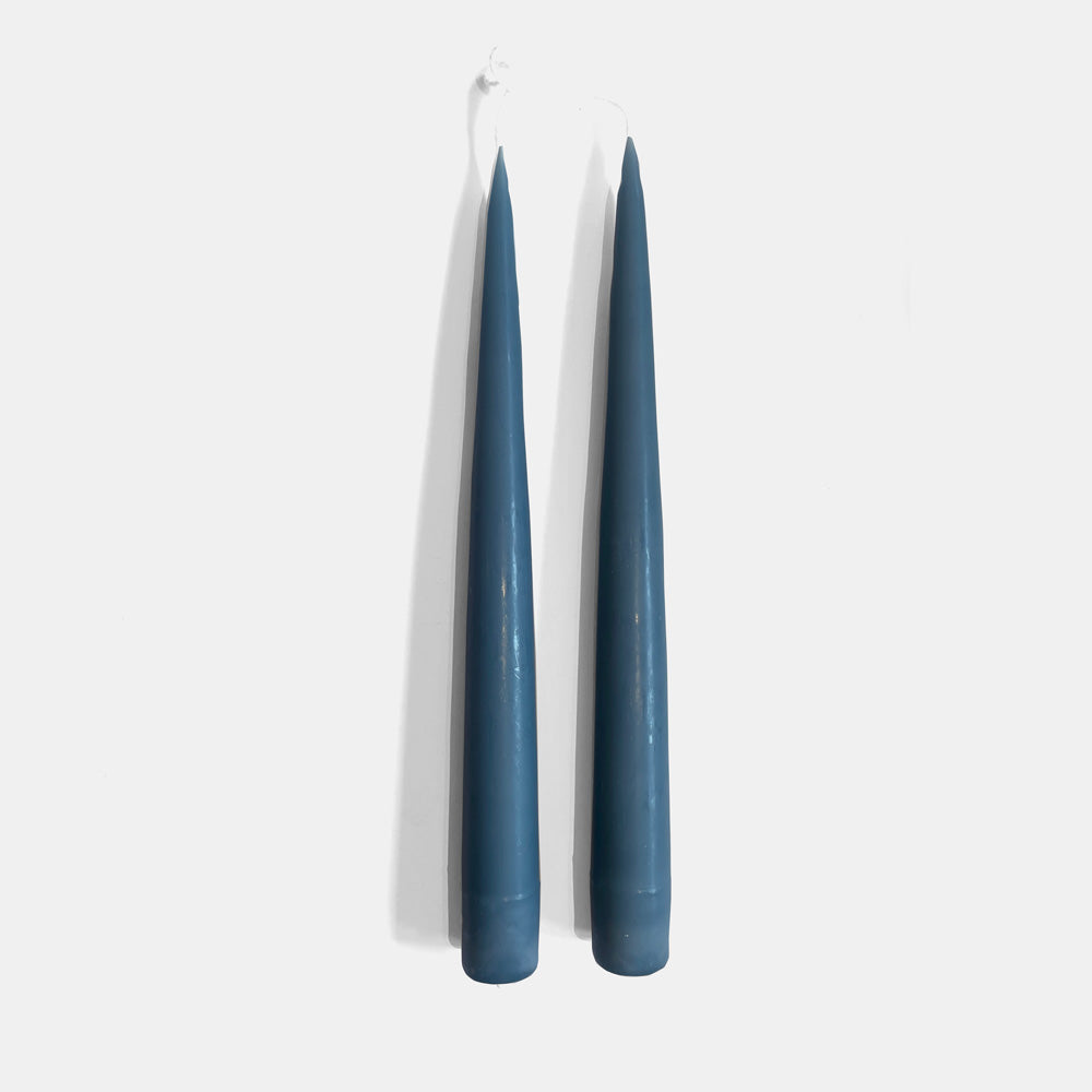 Colonial Blue Taper Candles