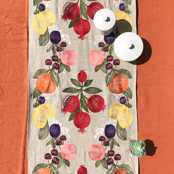Linen Tablecloth in Sienna