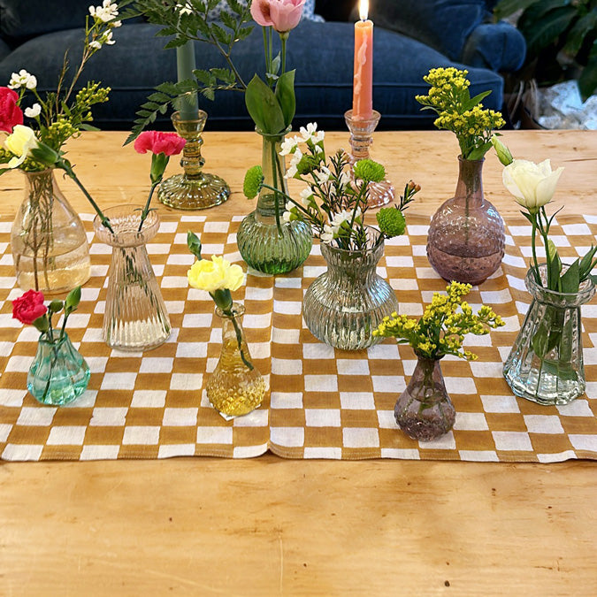 Divya Table Runner in Earth Yellow