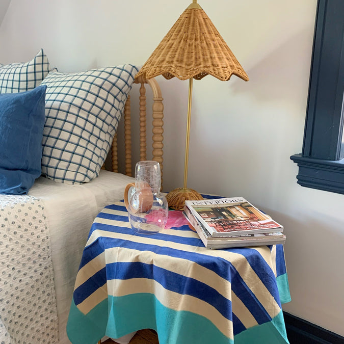 Linen Standard Pillowcase in Atlantic Blue