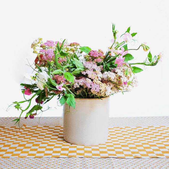 Divya Table Runner in Earth Yellow